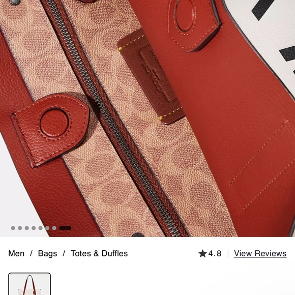 COACH Relay Tote Bag With Coach Graphic - Picture 10 of 10